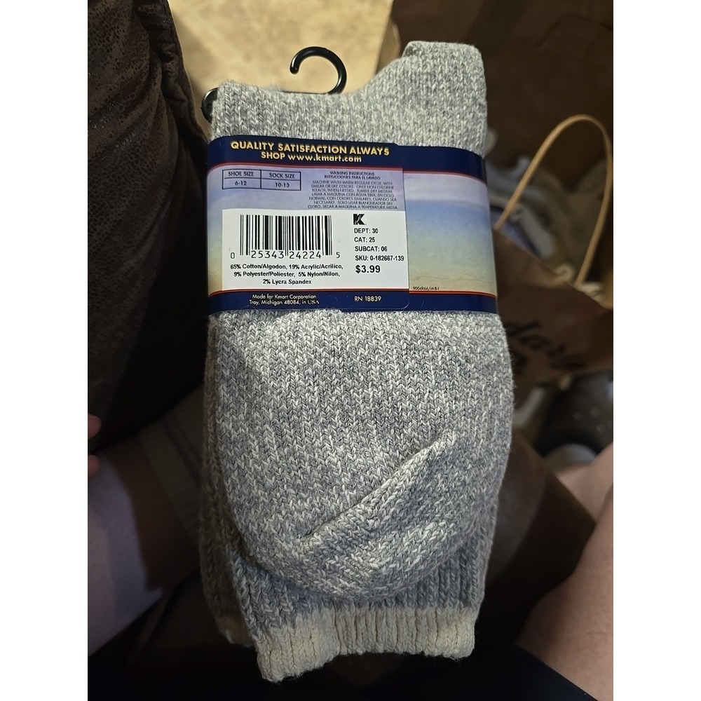 Route 66 Original Clothing Co. 1 Pair Crew Socks VTG Shoe Size 6-12 Mens New - Picture 2 of 4